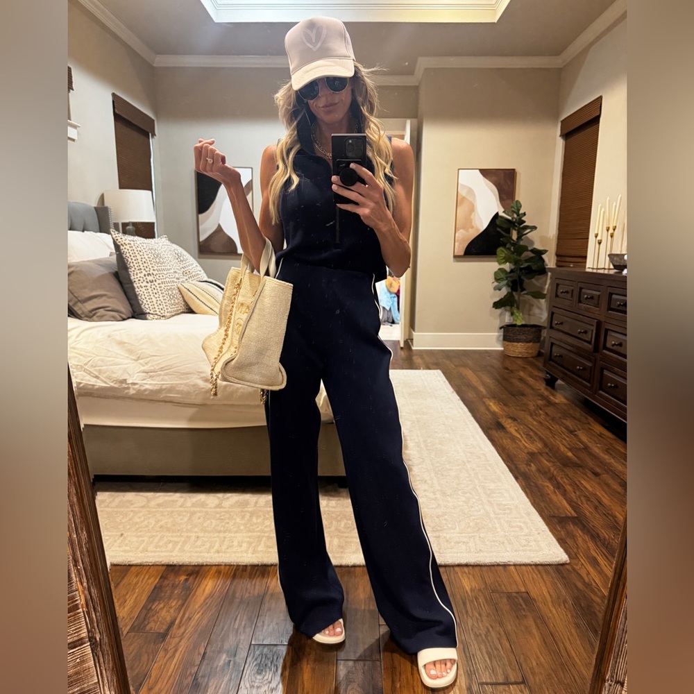 SPANX Navy Jumpsuit